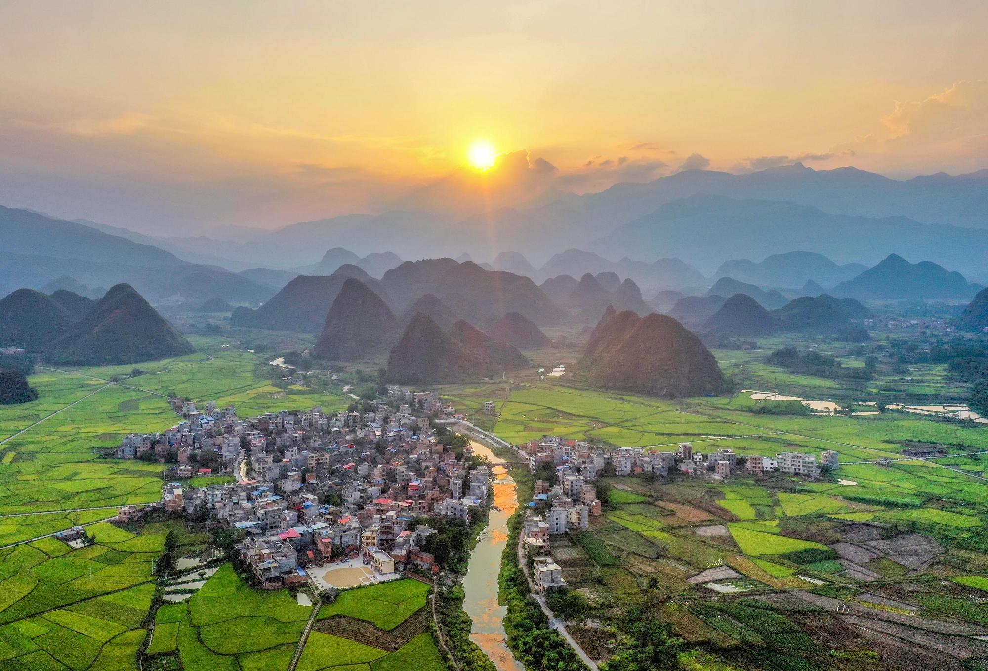 湖南道县:秋日田园美如画