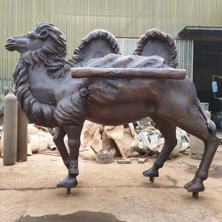 铸铜雕塑景观铜骆驼商旅骆驼铜雕摆件