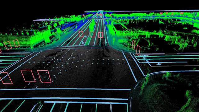 车载激光雷达,是如何通过点云道路标线,提取云数据的?