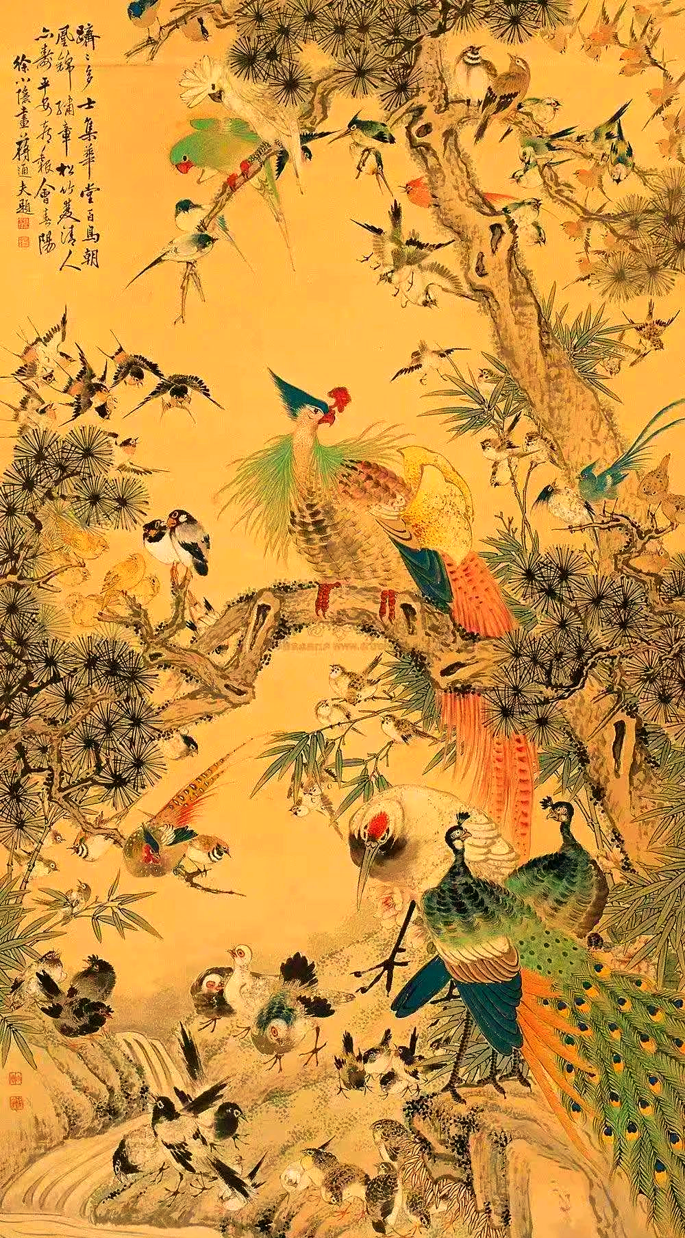 《百鸟朝凤》探源:揭示古人心中的太平盛世与皇室象征