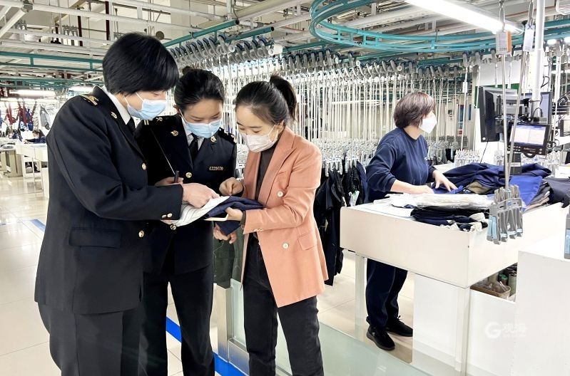 打通通关"最后一公里",青岛海关助力即墨服装产业发展擦亮"针织名城"