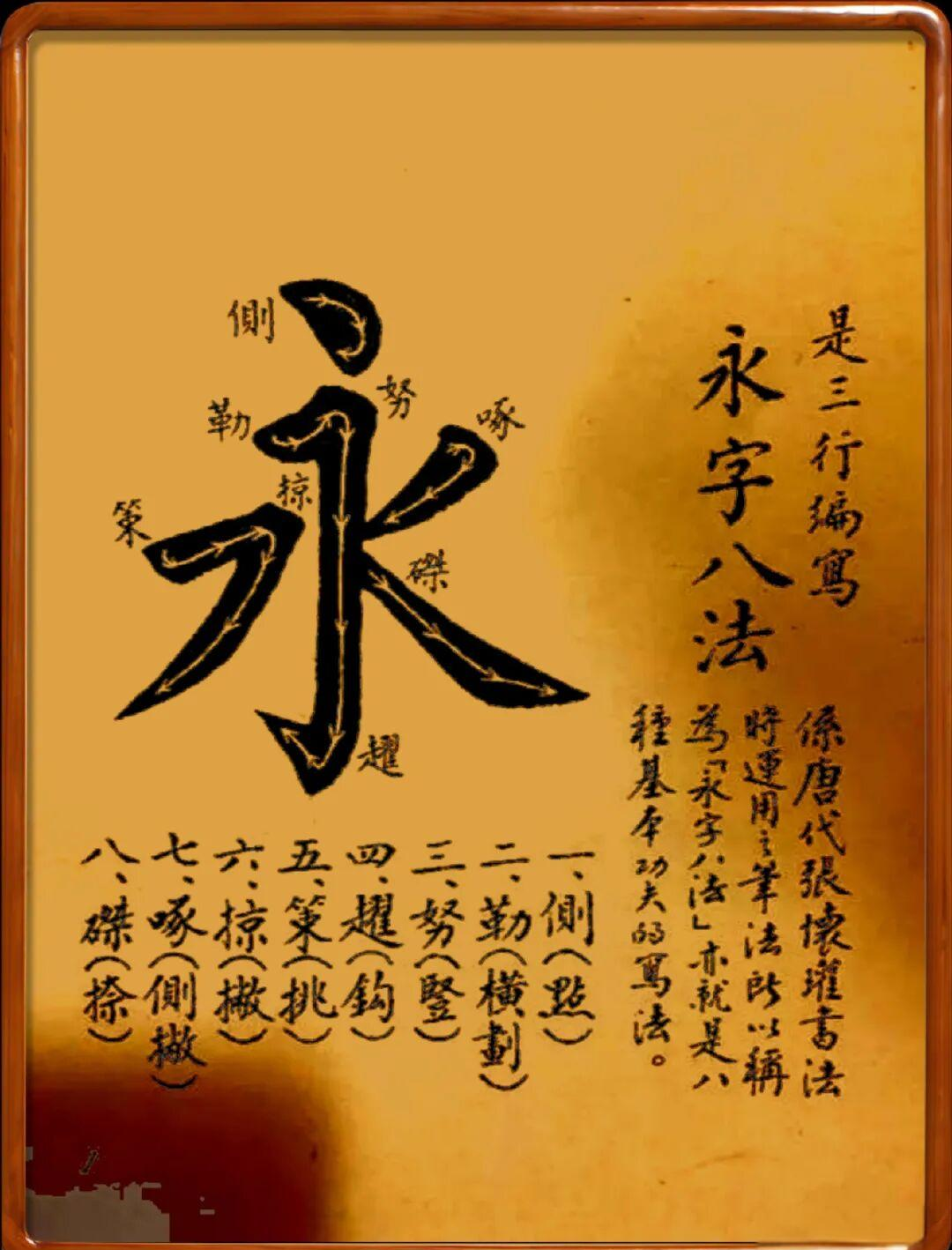 从"永"字看书法与生活的哲理