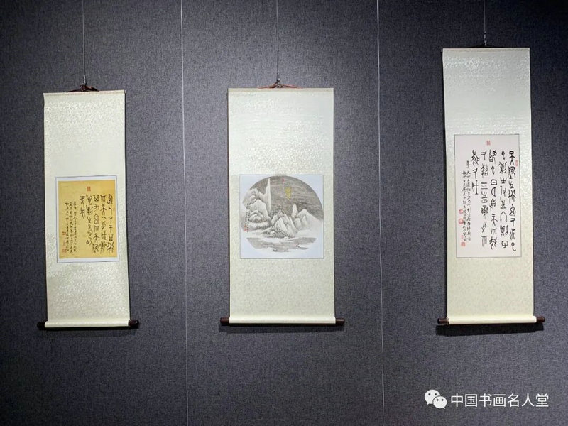 展览现场丨李筱坡"甲骨文书契周易"作品展在京展出