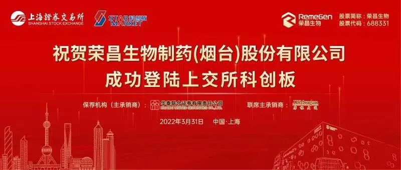 荣昌生物(688331.sh)今日在上交所上市