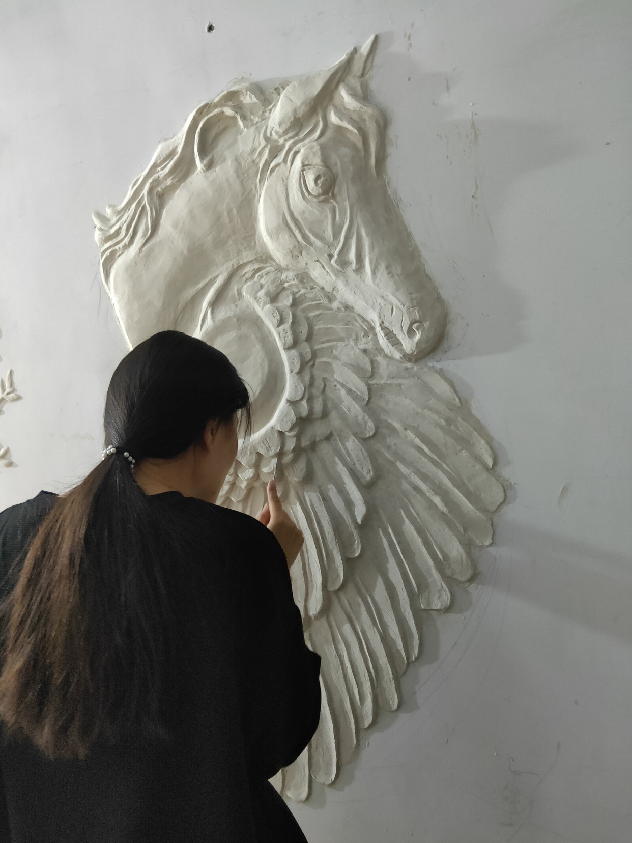 浮雕壁画制作方法