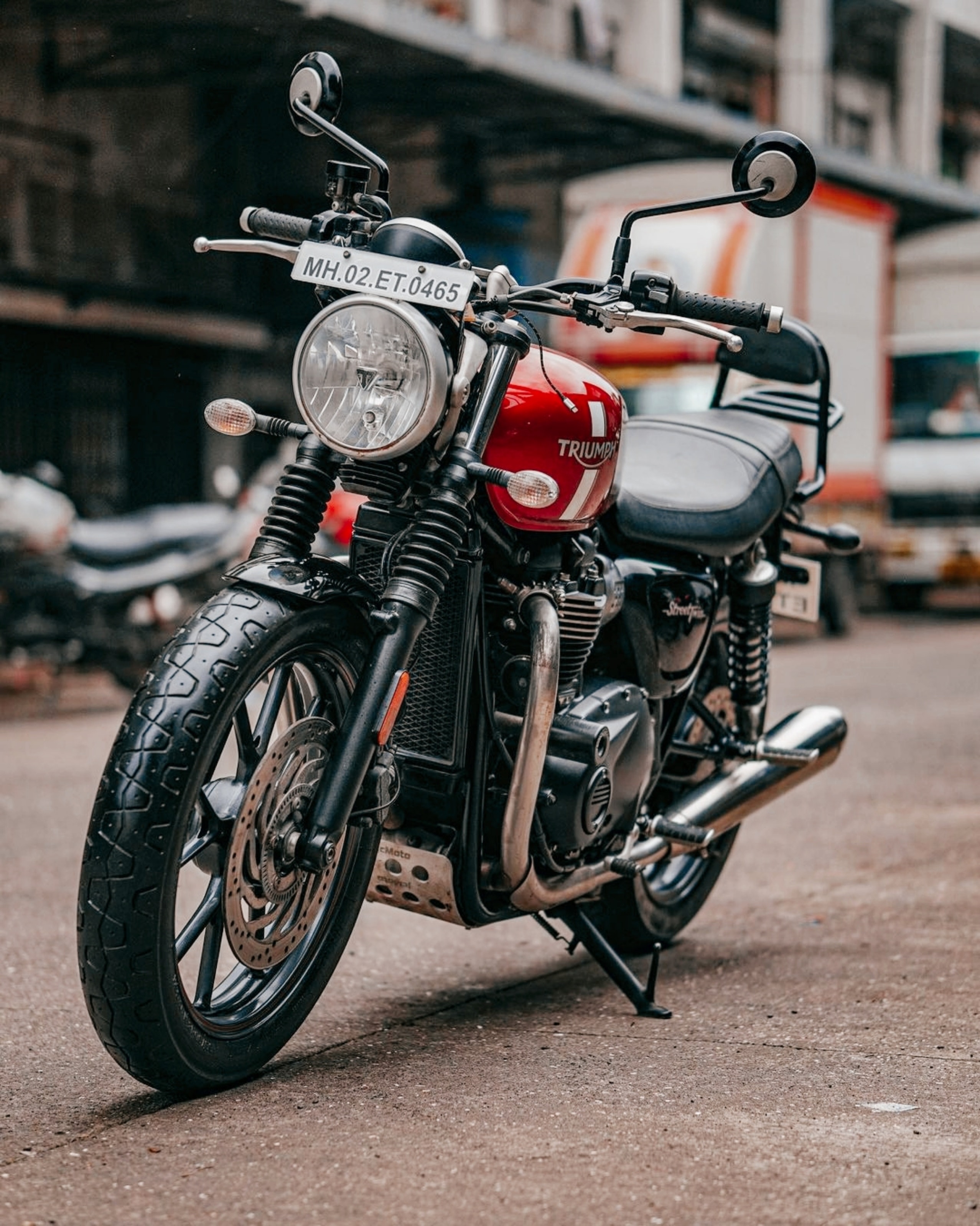 脾氣暴躁的復古摩托車 凱旋street twin「美圖分享」