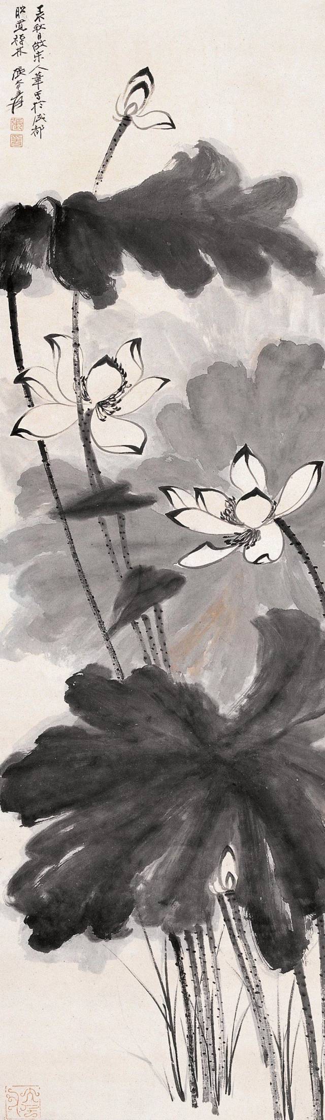张大千:画荷花,我一辈子都不会厌倦!