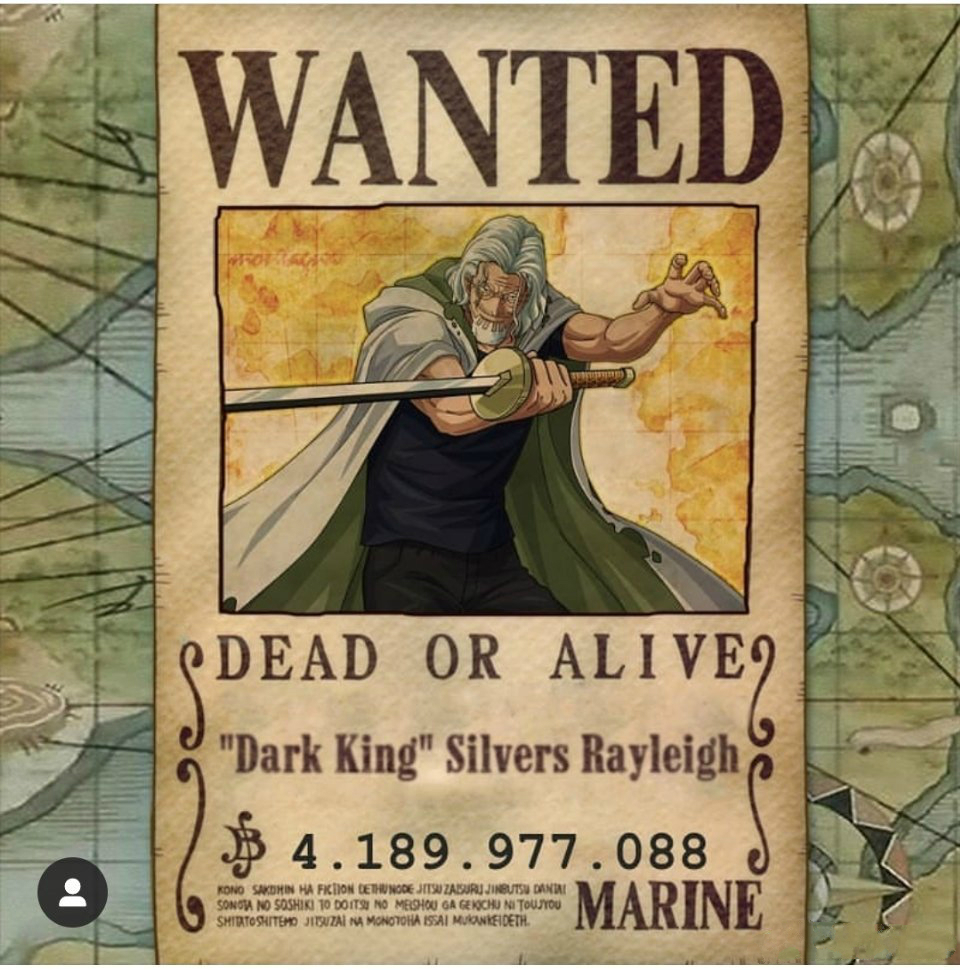 海贼王:雷利的悬赏金41亿贝里,你认同吗?