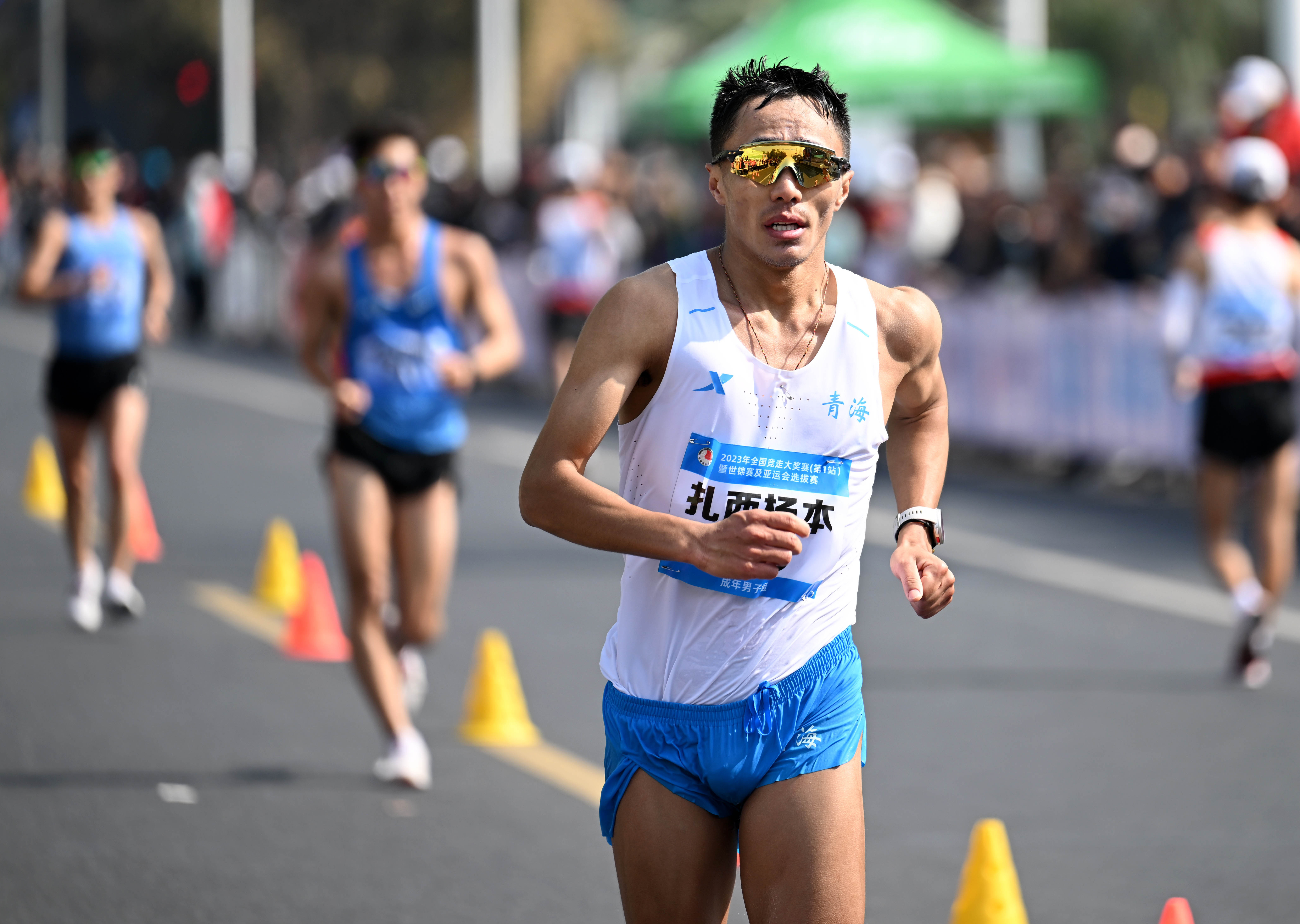 田径——全国竞走大奖赛:35公里竞走男子成年组赛况