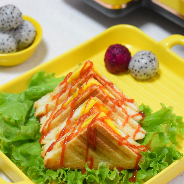 奥尔良鸡排三明治,简单快手的早餐,孩子的最爱