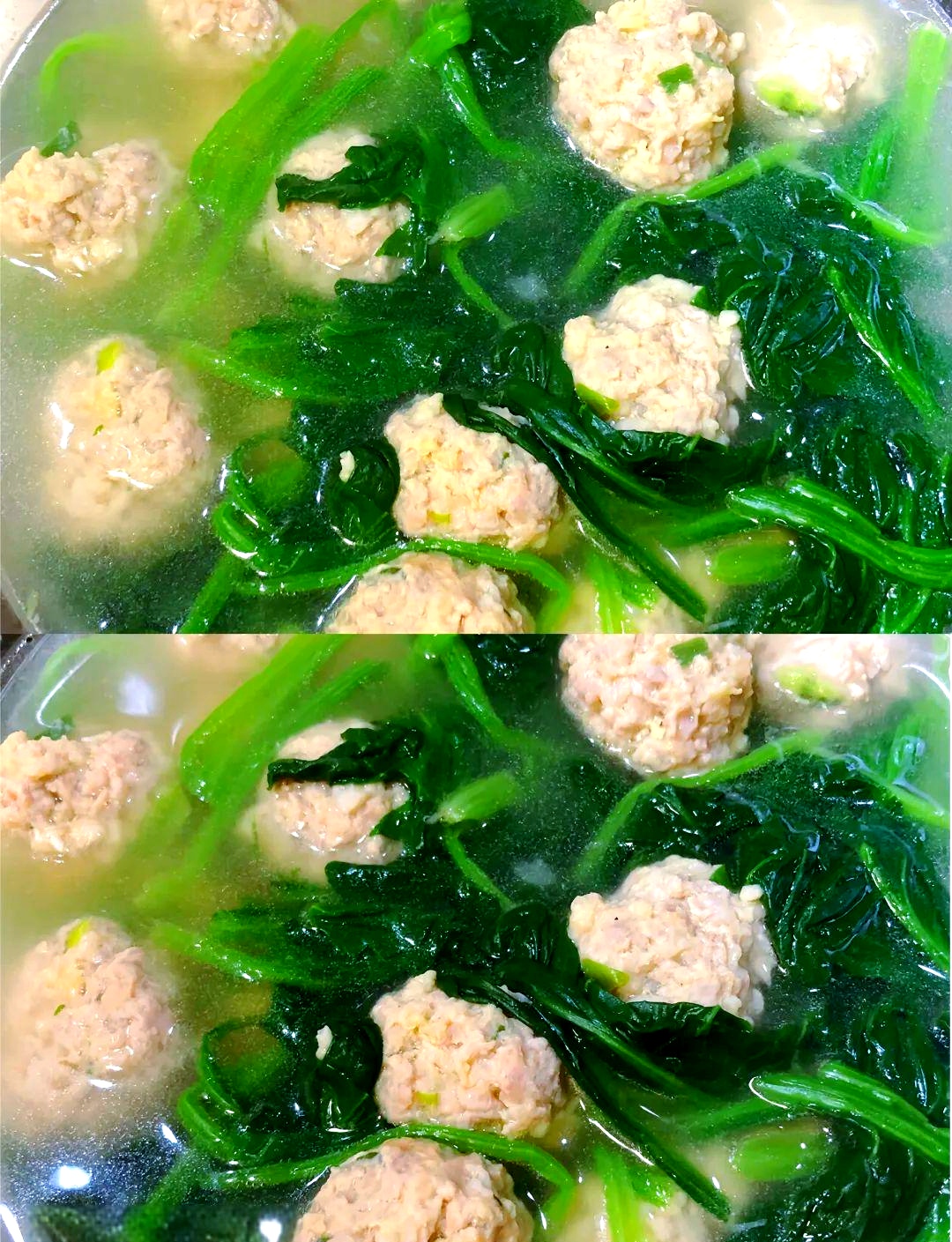 菠菜丸子汤:秋日暖阳下的美味滋养