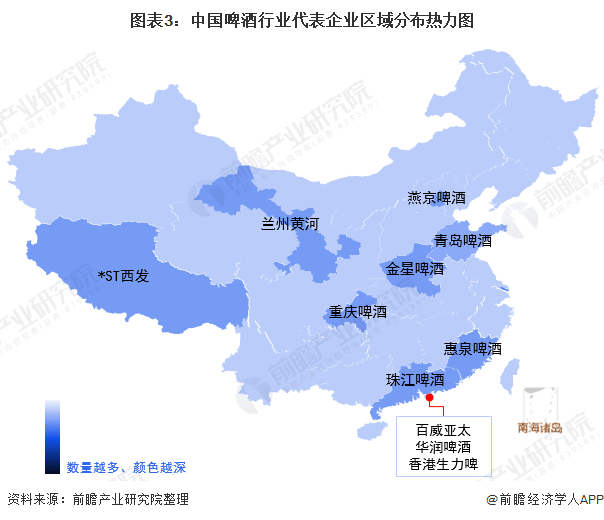 啤酒厂分布图片