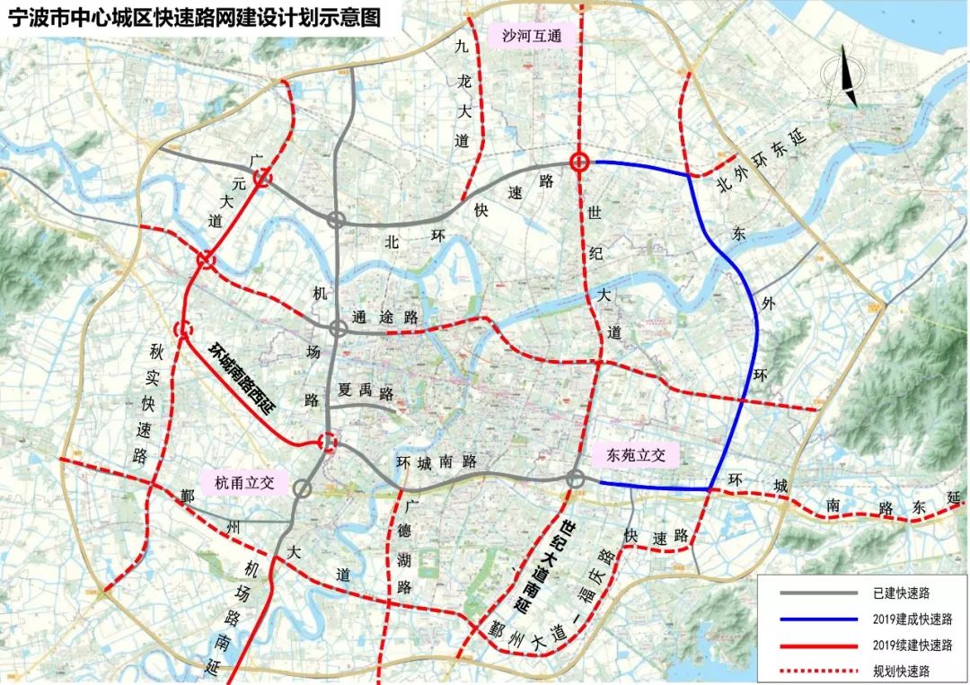 宁波西枢纽两条配套快速路,一条即将通车,一条正在方案公示
