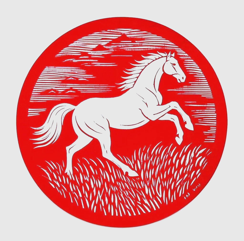 传统剪纸马的艺术魅力与文化寓意