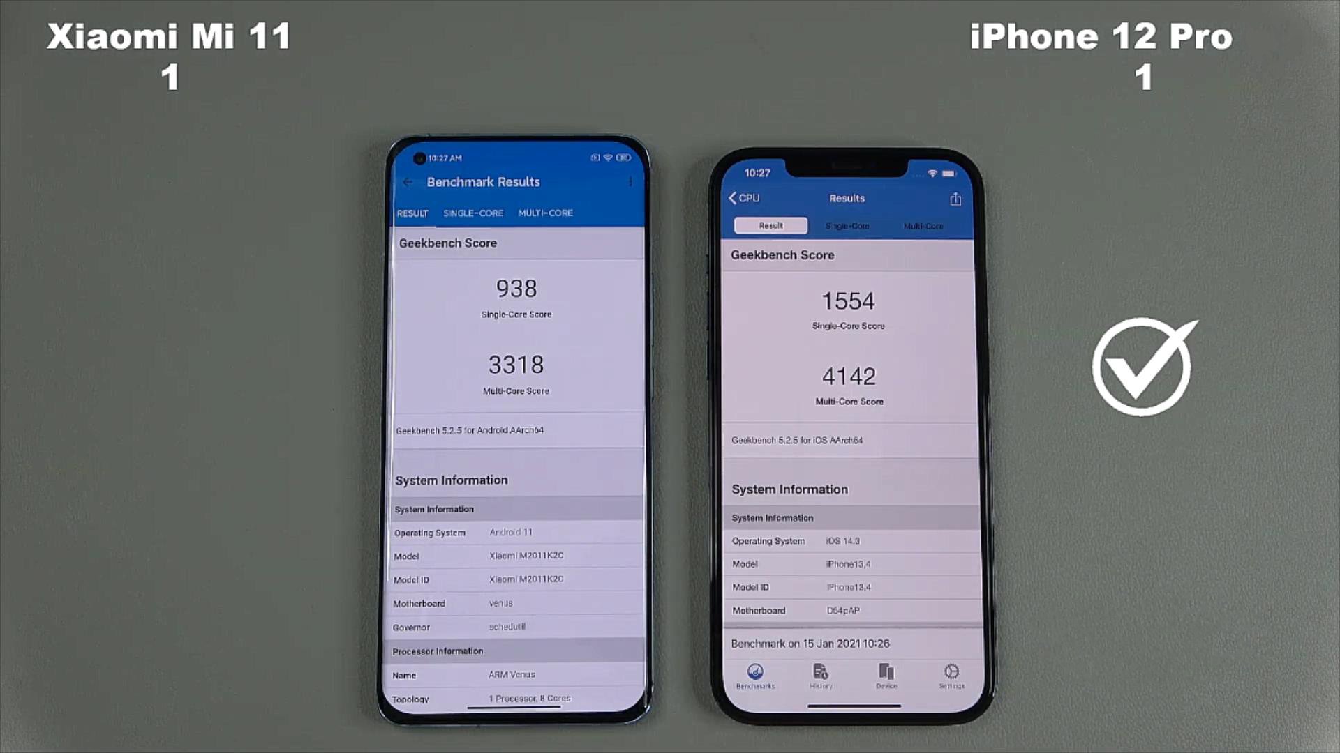 小米11与iphone12pro性能对比:差距没有想象中的那么大