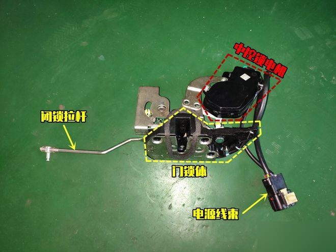 车门锁原理动画演示图片