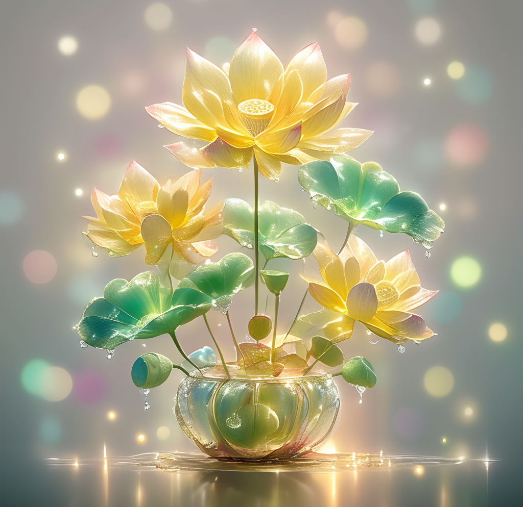 2024年精选莲花微信头像,愿您事事顺心如意,好运不断