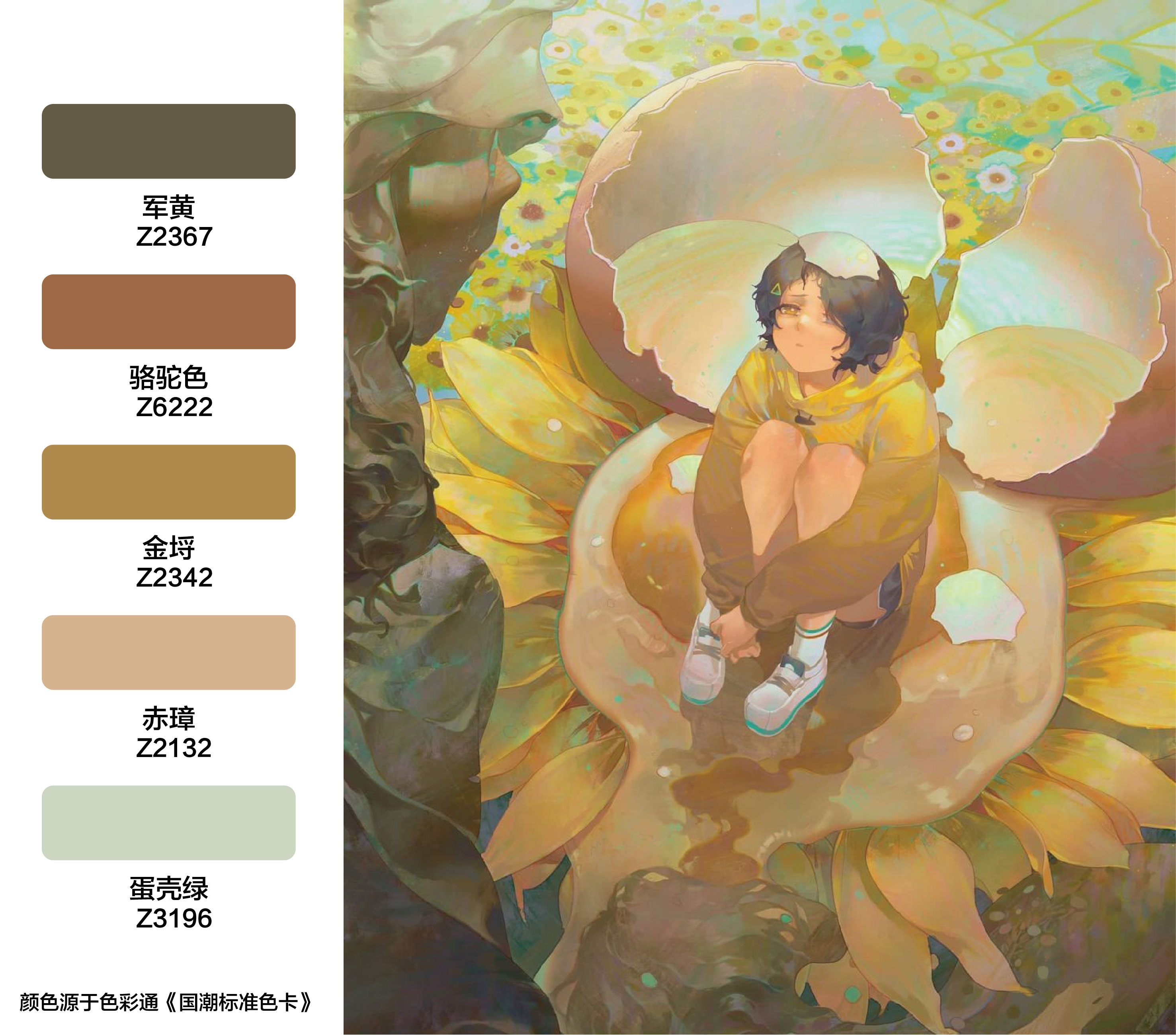 光影瞬息插画配色分享