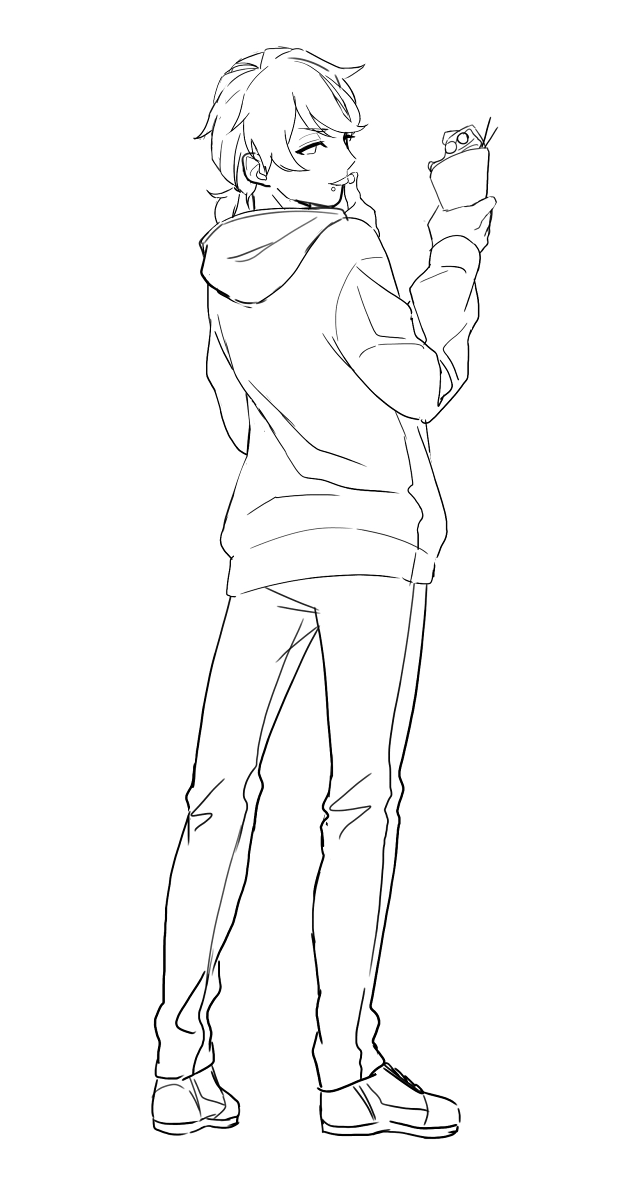 动漫人物回头怎么画?教你画好回头动作姿势要点!