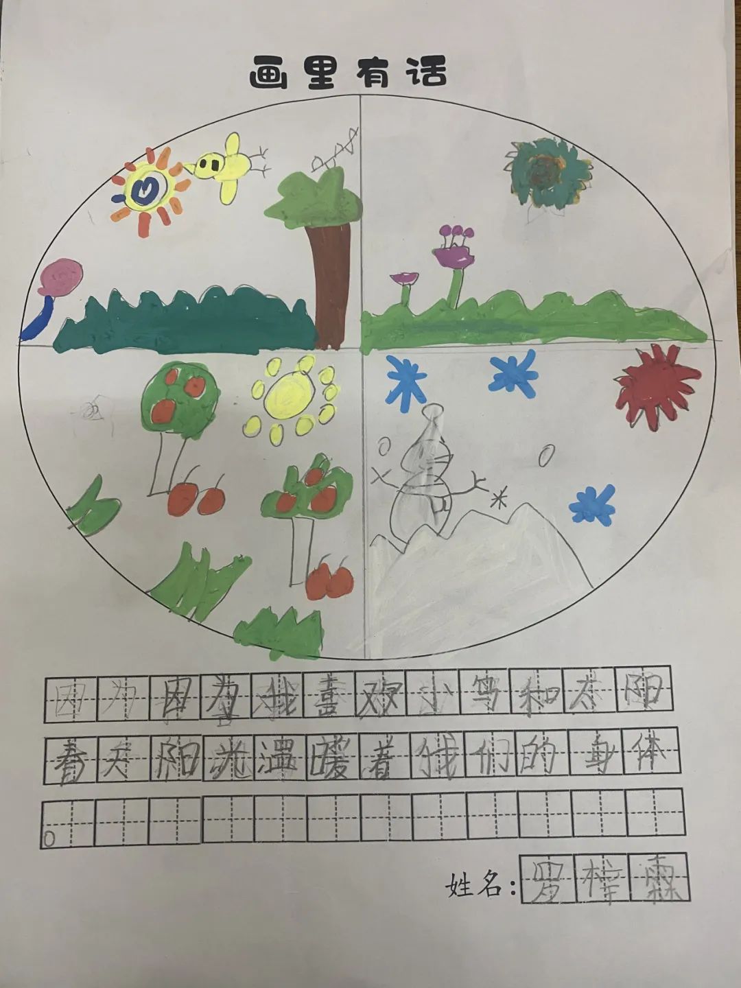 画里有话——一年级学科融合课程