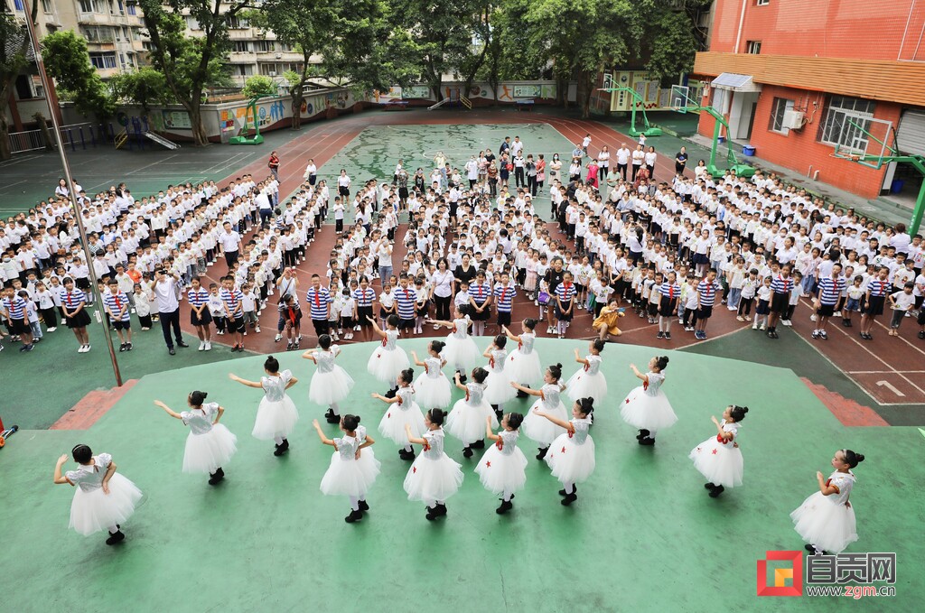 优良传统开启新学期自贡市塘坎上小学开学典礼干货足