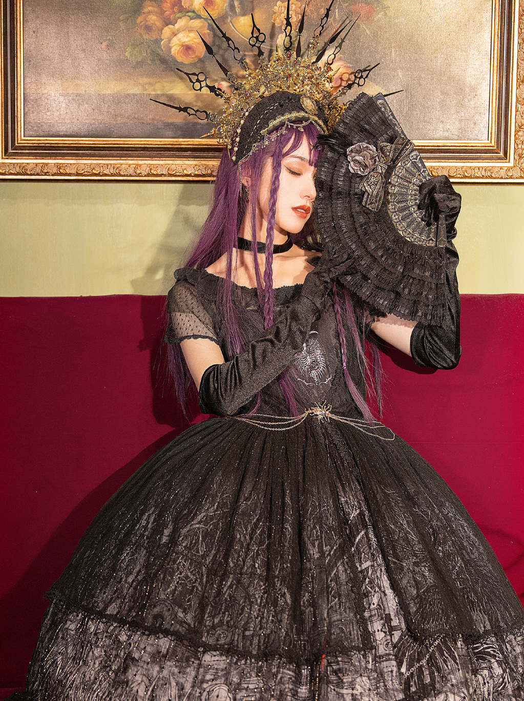 最近很流行华丽款"暗黑lolita",不仅神秘高级,还很优雅