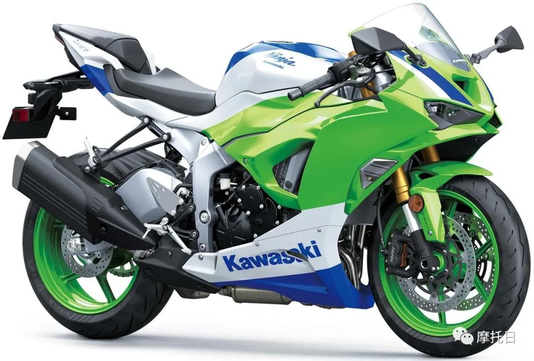 川崎发布40周年纪念版ninja zx-14r,zx-10r,zx-6r,zx-4rr,绿,白,蓝