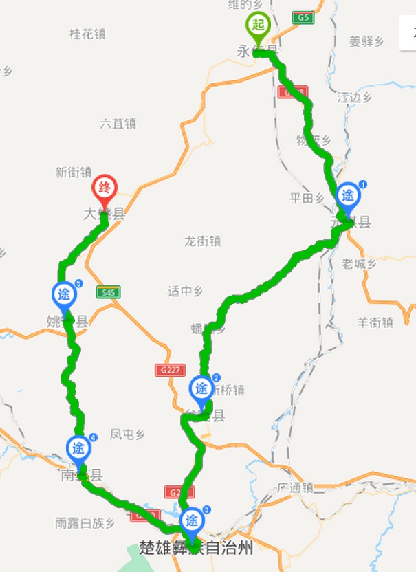 227国道线路图图片