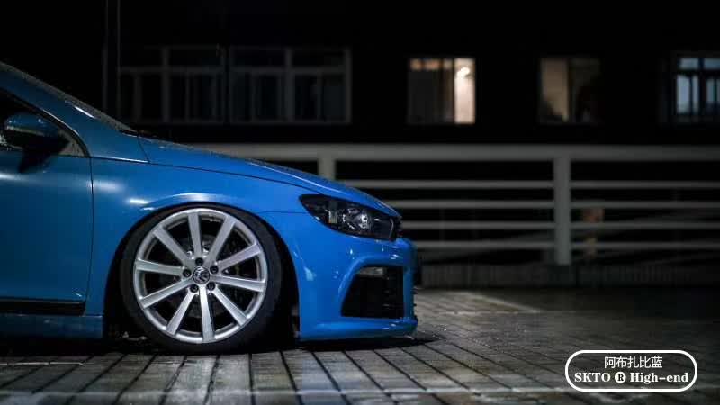 skto改色膜:大众尚酷改色阿布扎比蓝