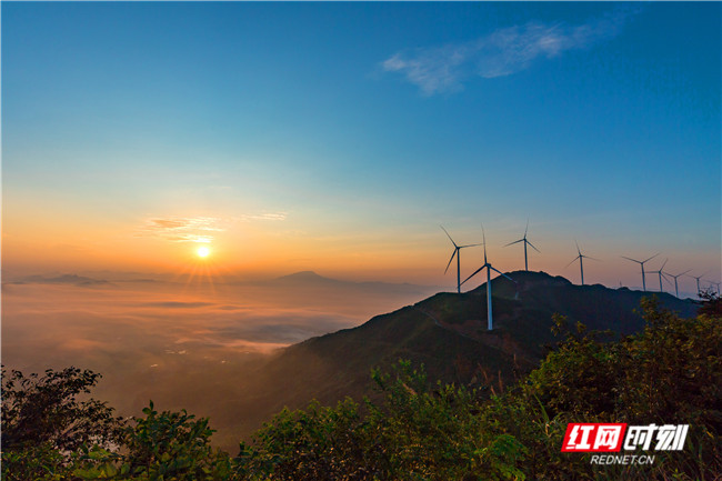 大山深处的风景——祁东县官家嘴风电场