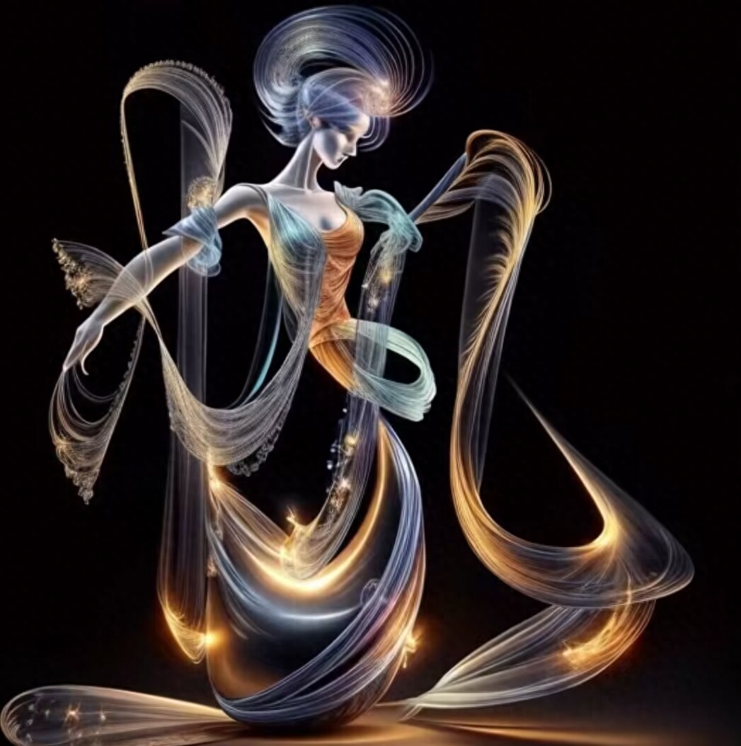 创意姓氏头像,梦里梦外皆如烟,虚无般的美丽