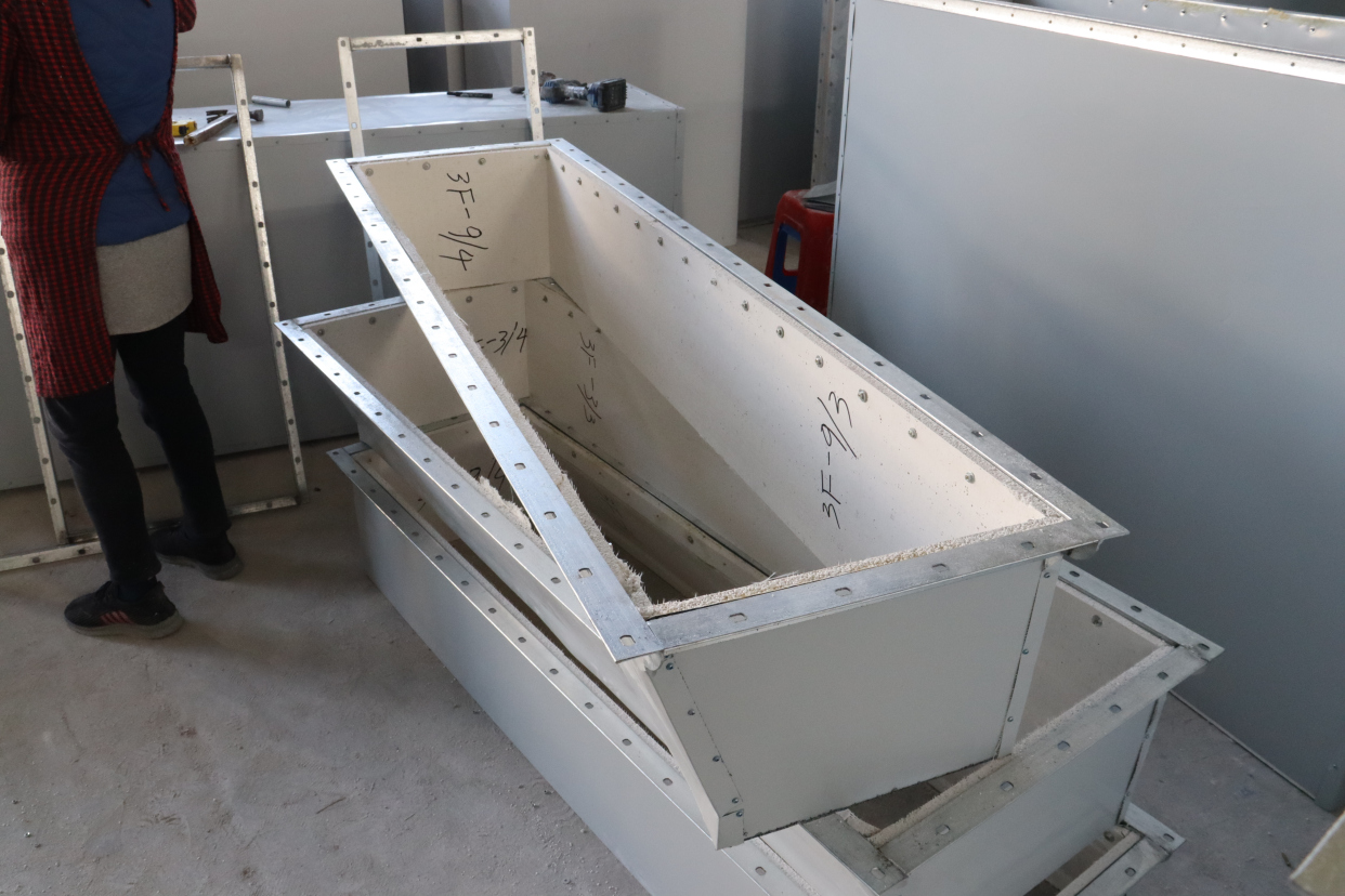 玻镁复合型风管关键运用于工程建筑,装饰设计,消防安全等行业