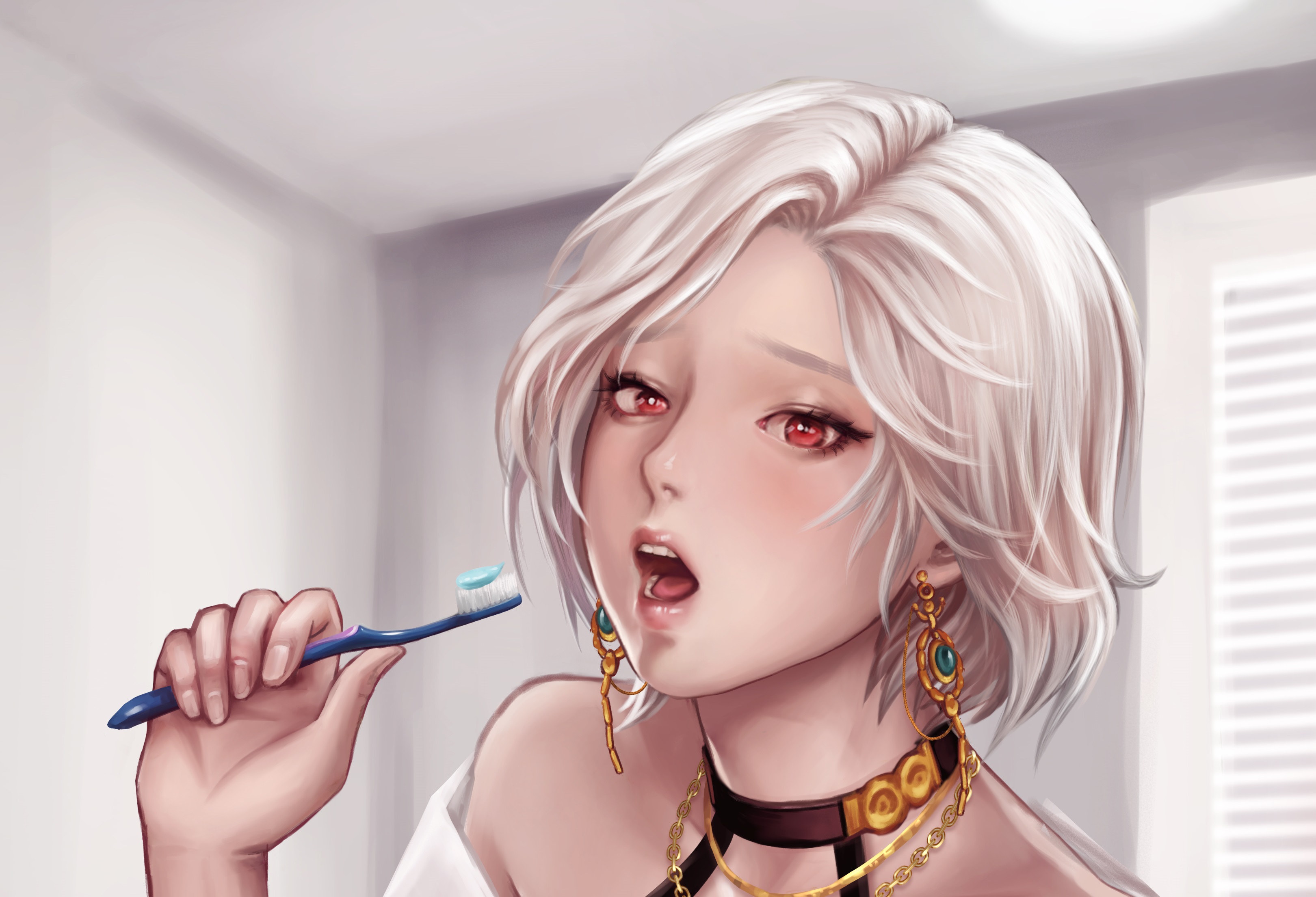 p站韩国画师milkychu:十分清爽的优秀福利画师