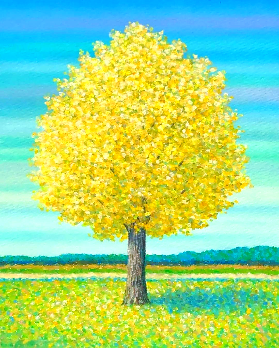 蜡笔绘制的点画艺术,展现多样美感!