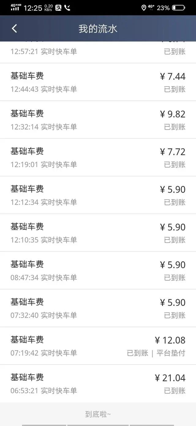 口碑值倒数第一跑滴滴,看一下流水怎么样!