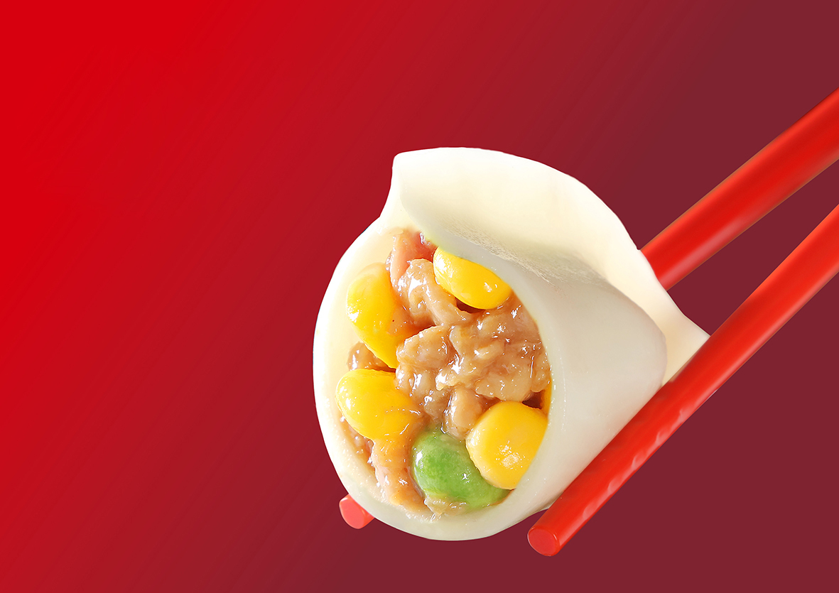 华喜客虾仁水饺,味道就是好