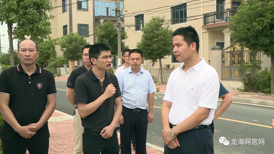 龙海区领导到东泗乡,白水镇调研