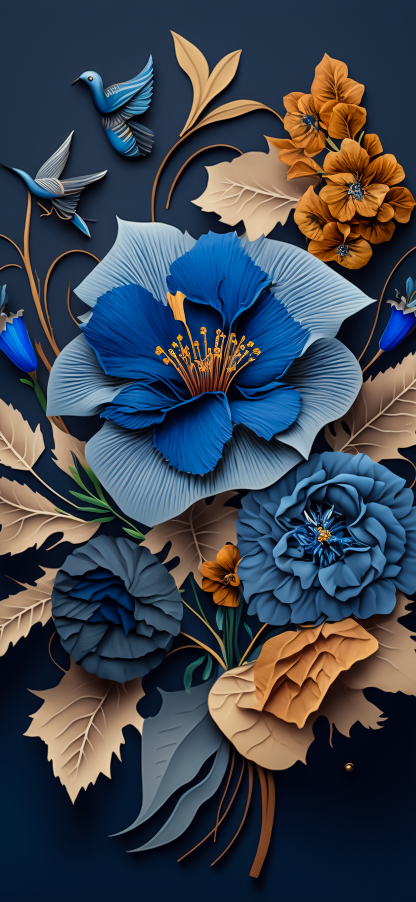 国潮纸艺壁纸,传统国风与现代设计的完美结合