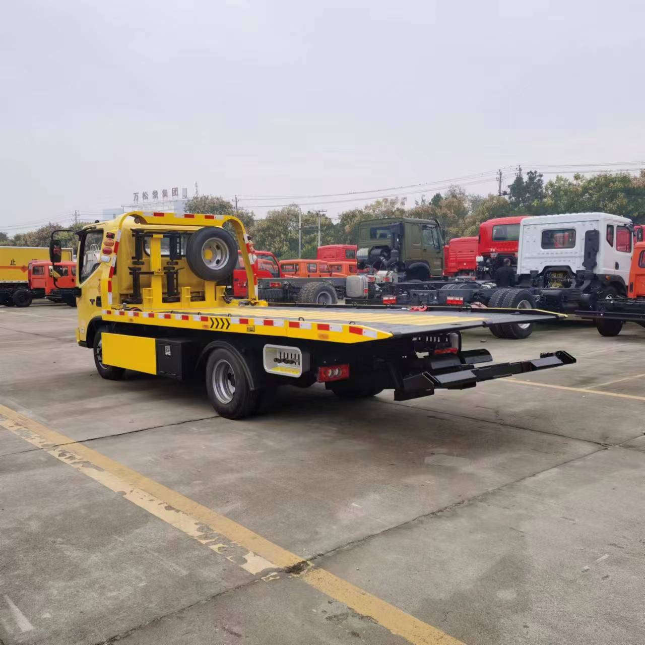清障救援车-福田欧马可蓝牌拖车-8吨清障车北京不限行
