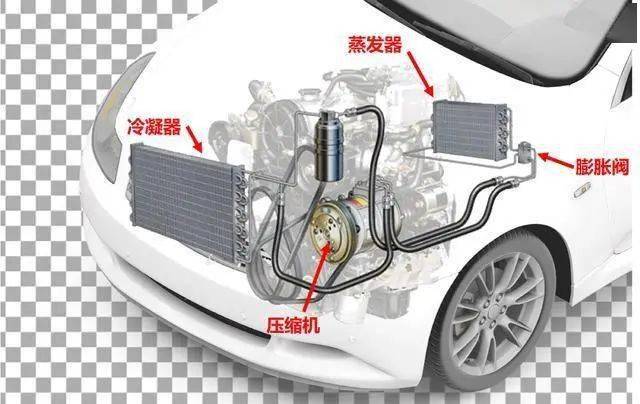 汽车404蒸发箱接线图图片