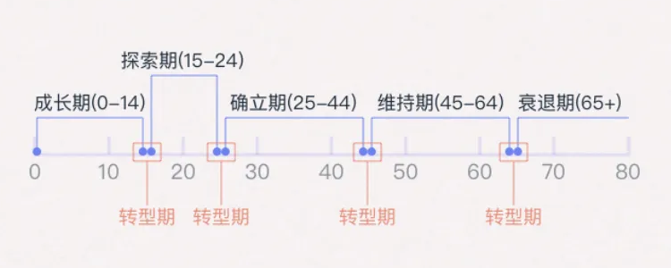 舒伯的职业生涯阶段不包括