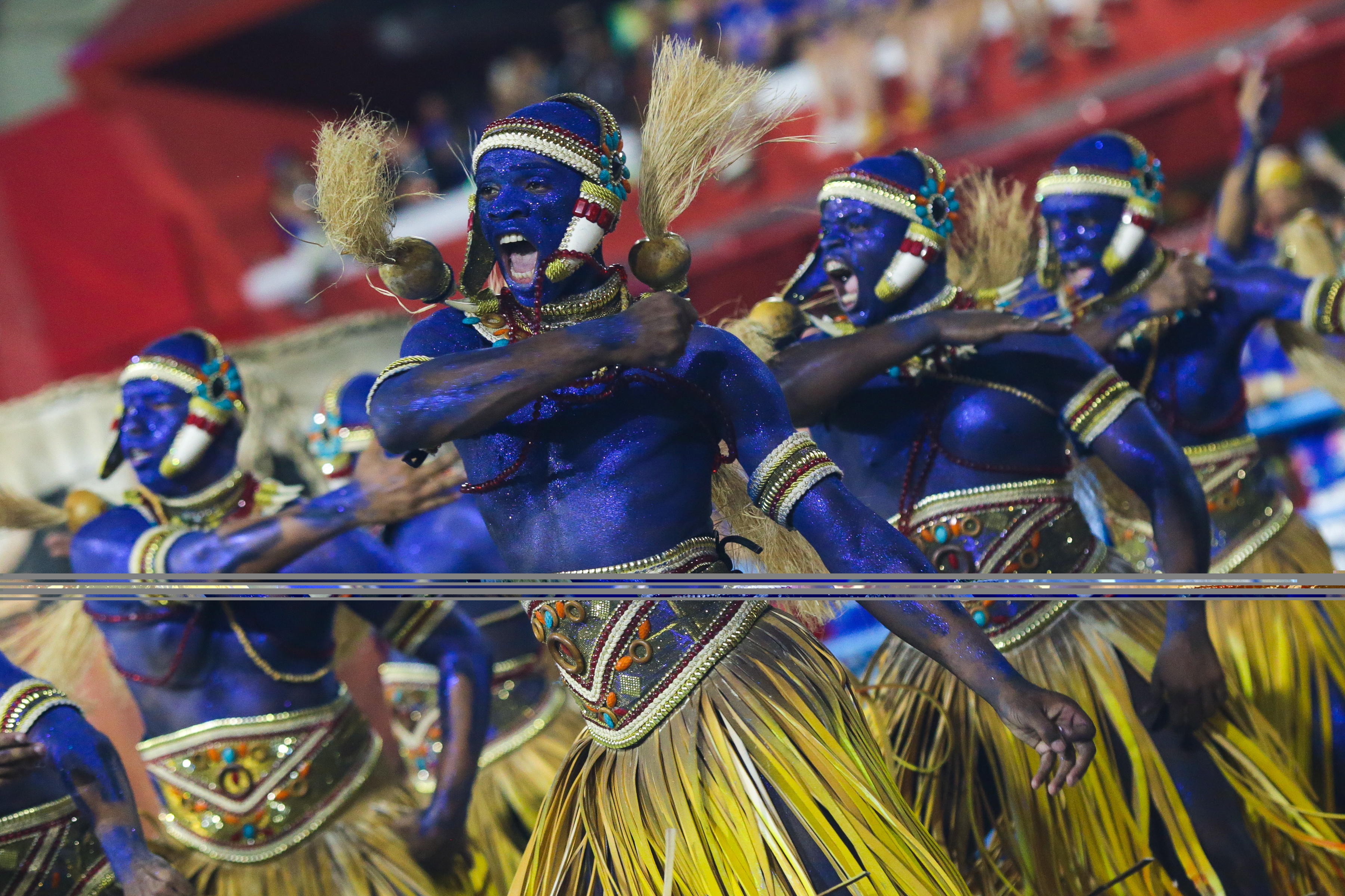 狂欢节上的桑巴舞校表演(5)