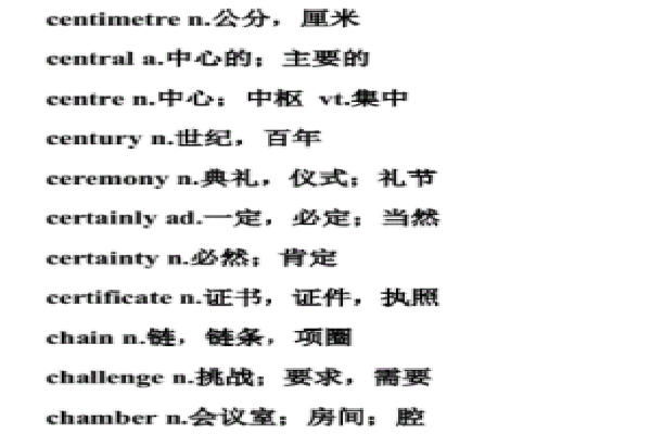 c开头的英文名图片