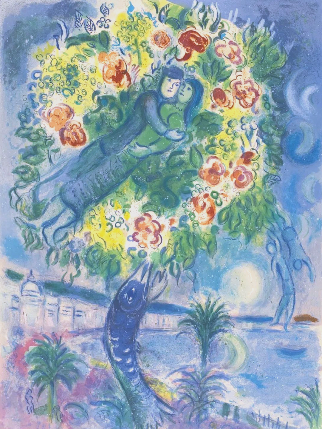 夏加尔的画笔:描绘爱情的浪漫之旅