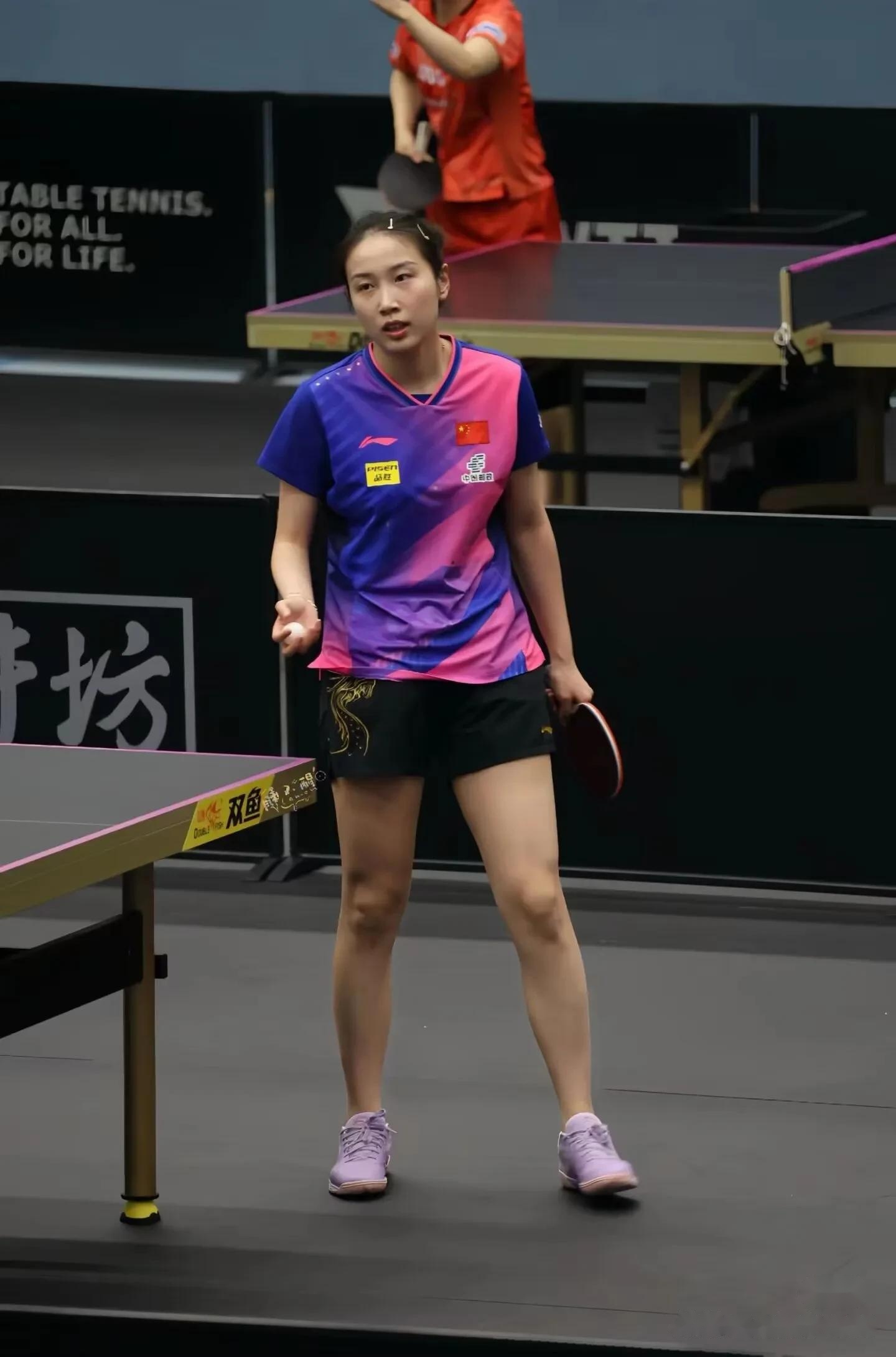 中国乒乓球队辨识度极高的的顶尖女运动员!