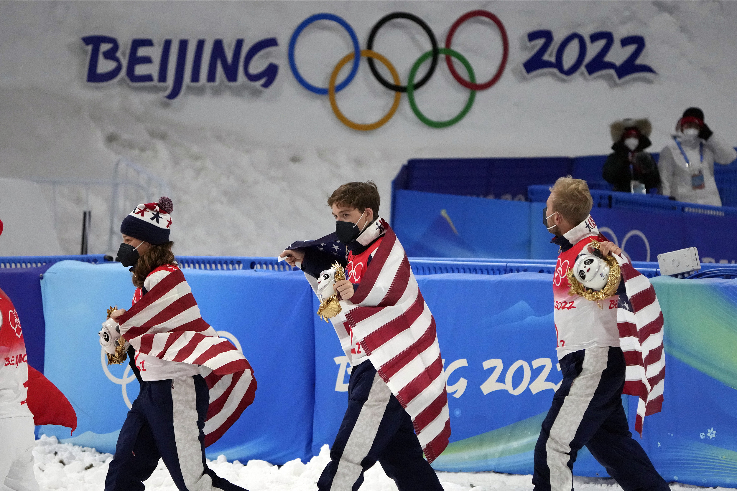 冬奥会开幕式美国队图片
