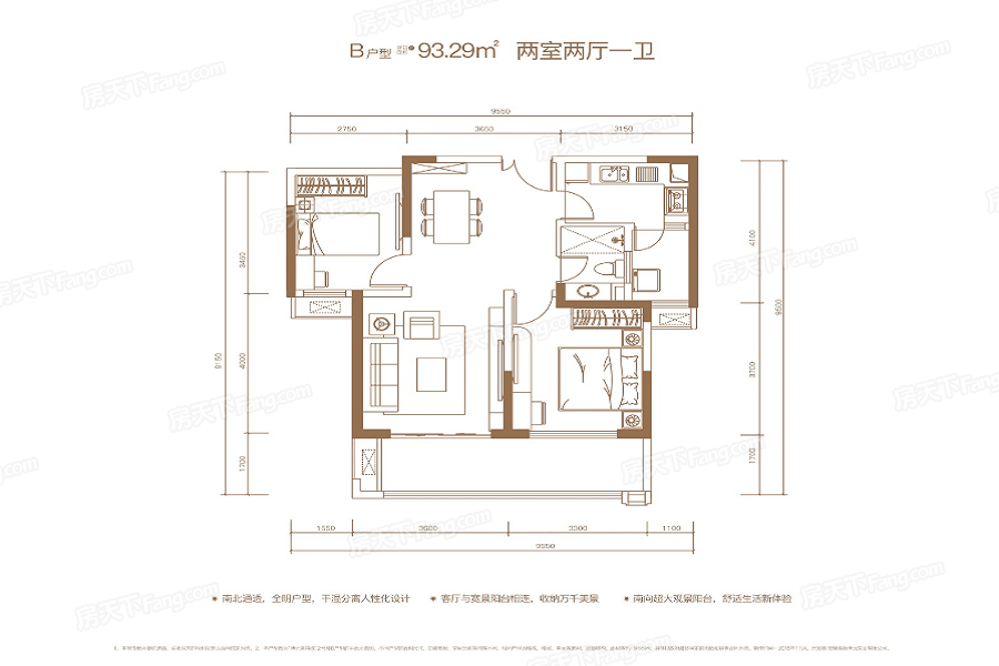 安康博元幸福城户型图图片