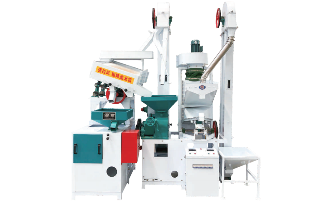 双湖粮机组合碾米机商用款式样机展示