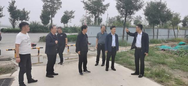 运城市盐保中心领导实地调研盐湖区域多处项目建设现场