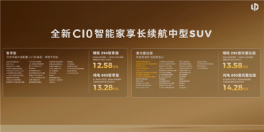高端豪华配置下放到20万以内！全新零跑C10/C16上市：12.58万起
